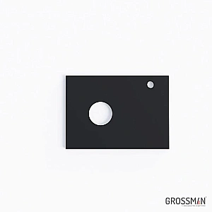 Тумба с раковиной столешницей Grossman Флай 60 серая/дуб сонома для ванной в интернет-магазине Sanbest