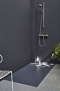 Душевой поддон Jacob Delafon SINGULIER E67033-NAD 90x90 серй сланец купить в интернет-магазине Sanbest