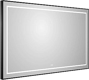 Зеркало BelBagno Kraft SPC-KRAFT-1000-800-LED-TCH-WARM-NERO черный в ванную от интернет-магазине сантехники Sanbest