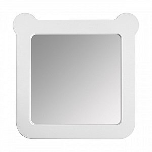 Зеркало Акватон Каспер Мишка 1A283402CRE20 белое матовое в ванную от интернет-магазине сантехники Sanbest