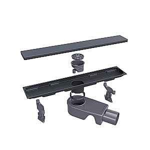 Душевой трап RGW Shower Drain SDR-22B 600 Черный купить в интернет-магазине Sanbest