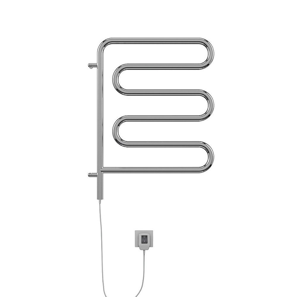 Полотенцесушитель электрический Terminus Ш-образный 450x570 поворотный купить в интернет-магазине сантехники Sanbest