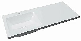 Раковина-столешница Madera Kamilla 110 316652 левая купить в интернет-магазине сантехники Sanbest