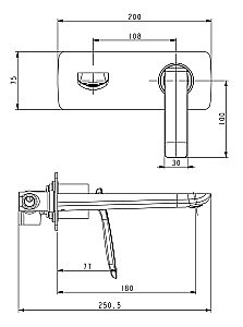 Смеситель для раковины Timo Helmi 4071/00-16SM купить в интернет-магазине сантехники Sanbest