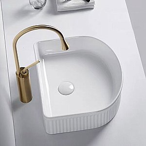 Раковина накладная RGW GS-40 80121040-01 белая купить в интернет-магазине Sanbest