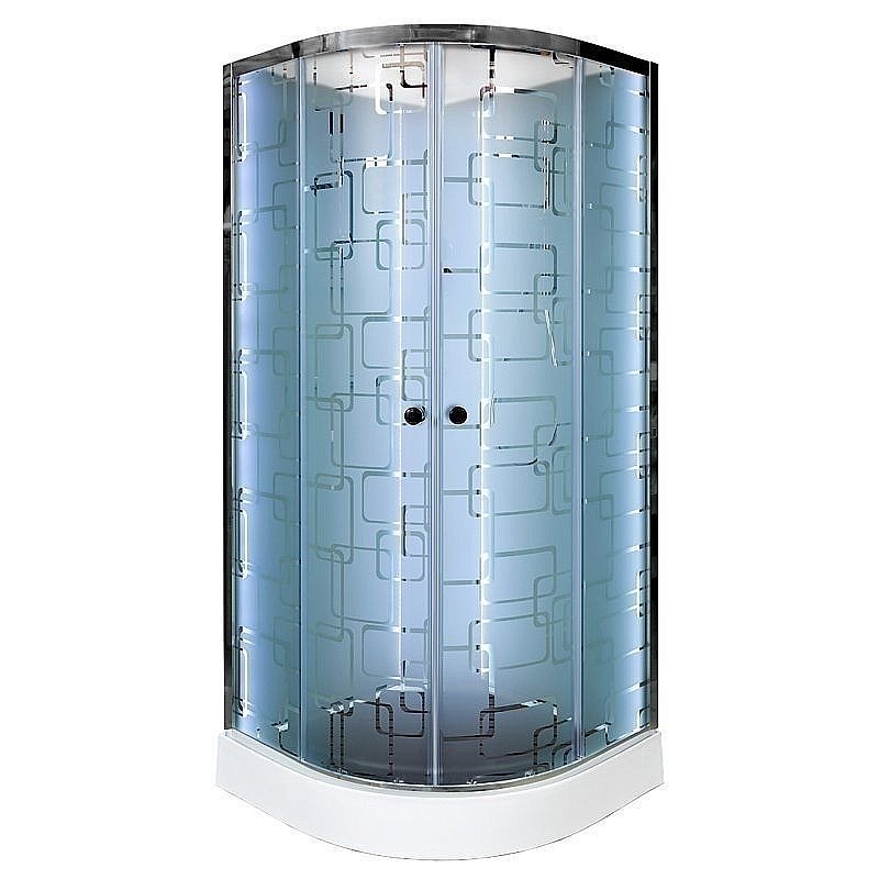 Душевая кабина DTO ЕМ1510 N LED 100х100 купить в интернет-магазине Sanbest