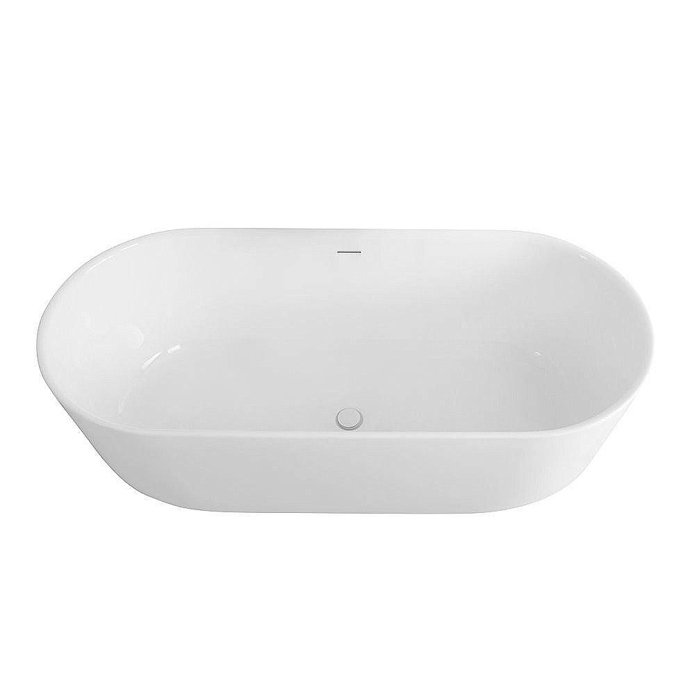 Ванна акриловая Art&Max AM-GENOVA-1700-770 белая купить в интернет-магазине Sanbest