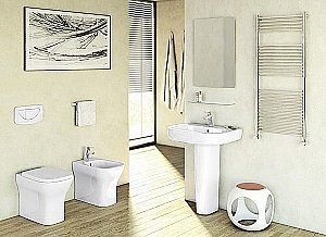 Унитаз приставной Ideal Standard Active T316701 белый купить в интернет-магазине Sanbest