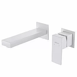 Смеситель для раковины ABBER Daheim AF8212W белый матовый купить в интернет-магазине сантехники Sanbest