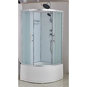 Душевая кабина Timo Imwei 90х90 XH-90FS стекло матовое/профиль серебро купить в интернет-магазине Sanbest