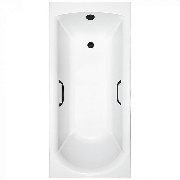 Ванна Delice Astra DLR330053RB-G 150х70 белая/ручки черные купить в интернет-магазине Sanbest