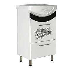 Тумба под раковину MIXLINE РАДУГА 528040 50 цветы купить в интернет-магазине сантехники Sanbest