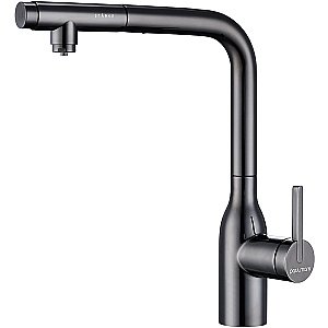 Смеситель для кухни Paulmark Viper Vi213105-GB черный глянец купить в интернет-магазине сантехники Sanbest