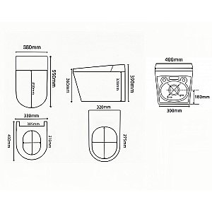 Унитаз подвесной с биде и инсталляцией Abber Bequem AC1120S-AC0101P2 белый, с крышкой микролифт купить в интернет-магазине Sanbest