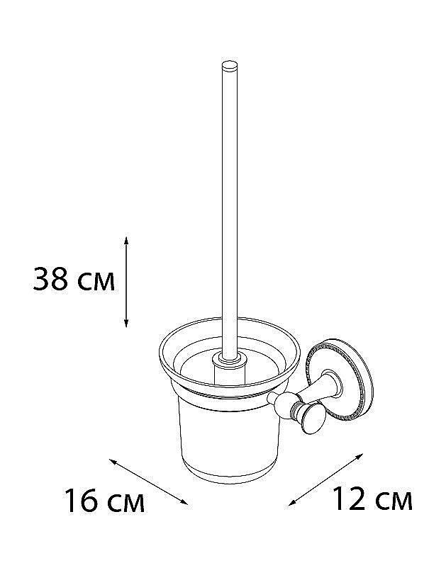 Ершик для туалета FIXSEN ADELE FX-55013 купить в интернет-магазине сантехники Sanbest