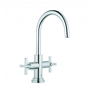 Смеситель для раковины Kludi Nova Fonte Classic 201180520 хром купить в интернет-магазине сантехники Sanbest