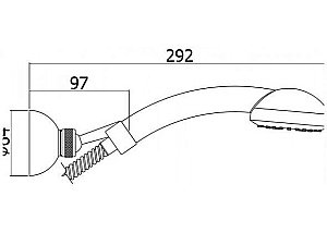Душевой гарнитур Paffoni TRIESTE BIS ZDUP082CR купить в интернет-магазине сантехники Sanbest