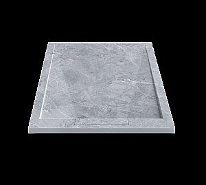 Душевой поддон Esbano ESP-LM128VG серый мрамор купить в интернет-магазине Sanbest