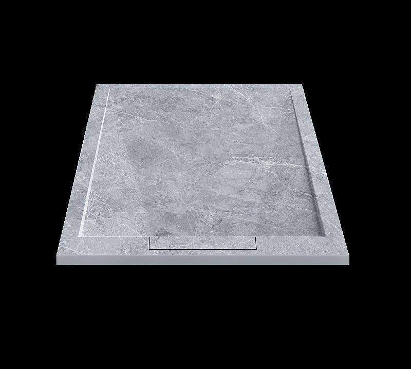 Душевой поддон Esbano ESP-LM128VG серый мрамор купить в интернет-магазине Sanbest