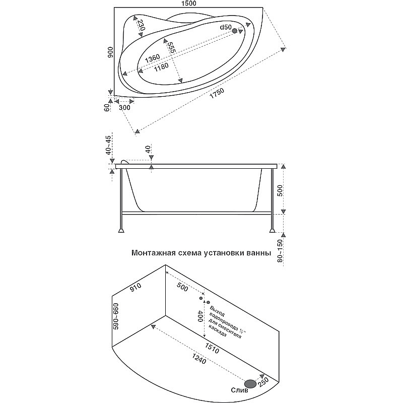 Инсталляция для унитаза Azario AZ-8010-1000 купить в интернет-магазине сантехники Sanbest