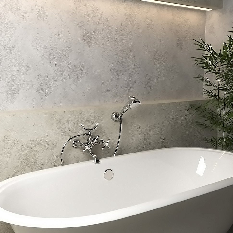 Смеситель для ванны PAINI Ornellaia 87CR105 хром купить в интернет-магазине сантехники Sanbest