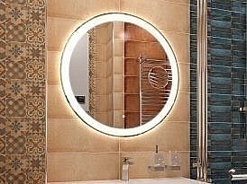 Зеркало с подсветкой ART&MAX BOLZANO 78 в ванную от интернет-магазине сантехники Sanbest