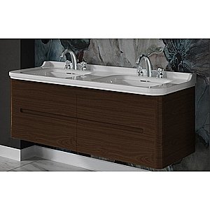 Тумба с раковиной Kerasan Waldorf 150 темный орех для ванной в интернет-магазине Sanbest