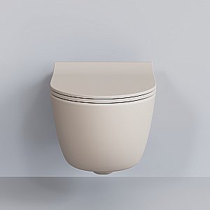 Унитаз подвесной Ambassador Abner 103T20401R бежевый матовый купить в интернет-магазине Sanbest