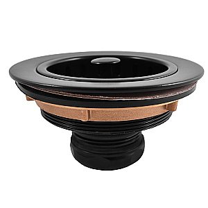 Донный клапан для раковины Rav-Slezak MD0819CMAT черный матовый купить в интернет-магазине сантехники Sanbest