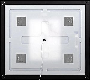 Зеркало BelBagno Kraft SPC-KRAFT-1000-800-LED-TCH-WARM-NERO черный в ванную от интернет-магазине сантехники Sanbest