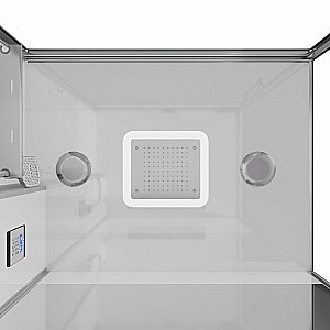 Душевая кабина Black&White Galaxy G8890 160х85 889000 стекло прозрачное/прфиль хром купить в интернет-магазине Sanbest