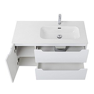 Тумба с раковиной BelBagno ETNA-1200-2C-1A-SO-BL Bianco Lucido для ванной в интернет-магазине Sanbest