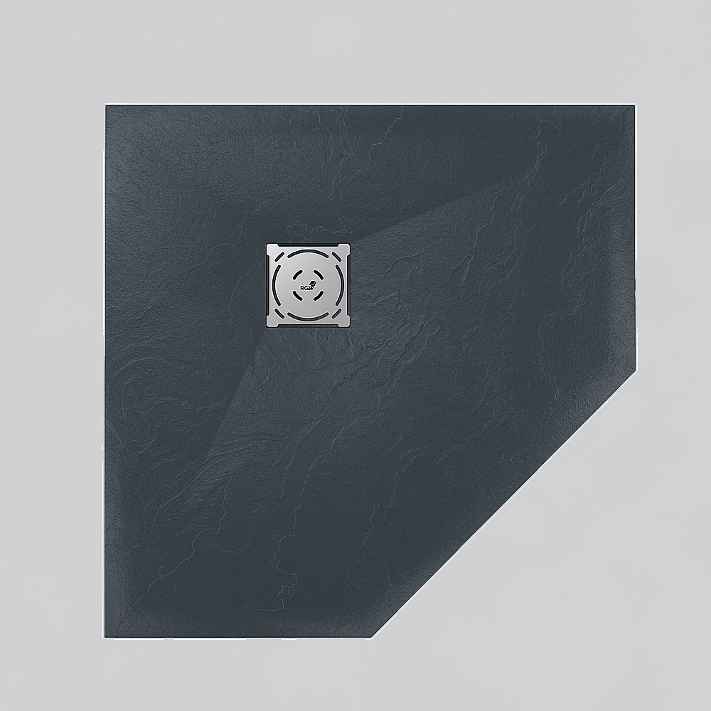 Душевой поддон RGW Stone Tray 16155088-02 80х80 графит купить в интернет-магазине Sanbest