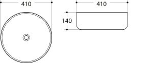 Раковина накладная Art&Max AM-78170 купить в интернет-магазине Sanbest