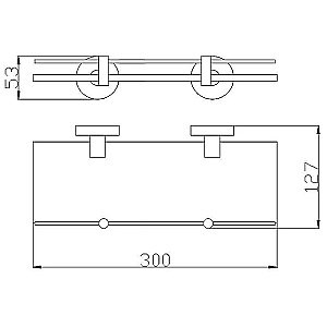 Полка Rav-Slezak Colorado COA0900/30ZRL розовая золотистая купить в интернет-магазине сантехники Sanbest