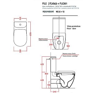 Унитаз напольный Artceram FILE 2.0 FLV003 42 00 green petrolio зеленый купить в интернет-магазине Sanbest