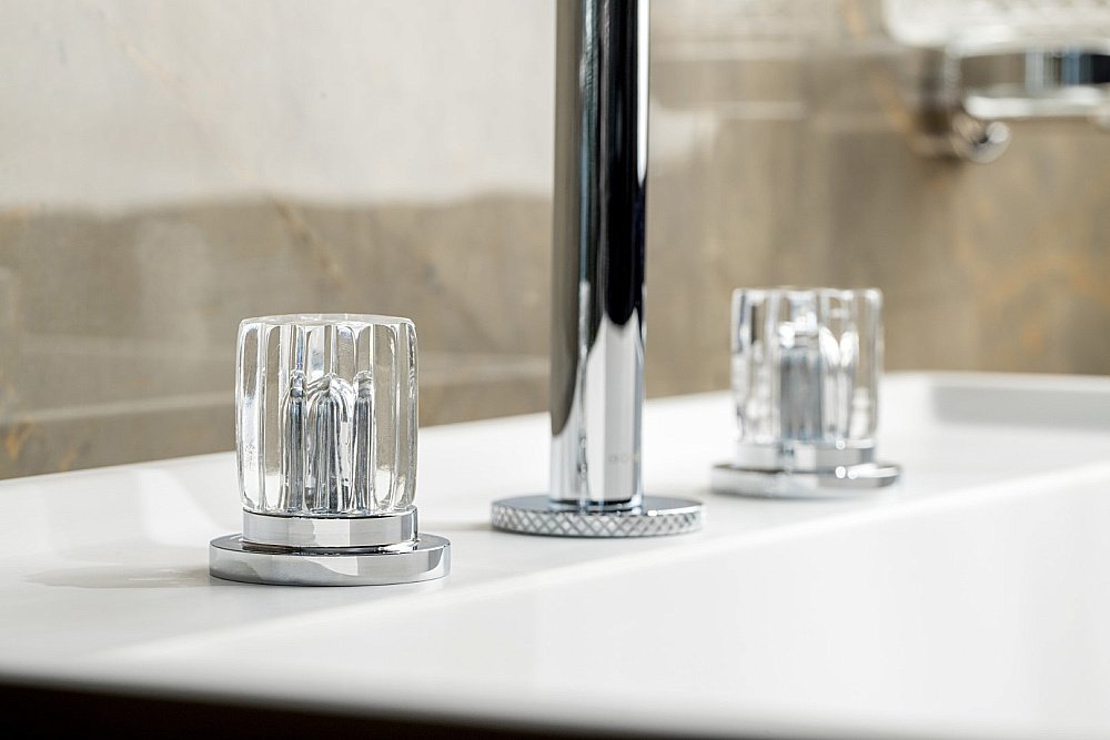 Смеситель для раковины Boheme ELEGANTE 152-CR-EL хром купить в интернет-магазине сантехники Sanbest