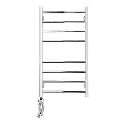 Полотенцесушитель электрический Domoterm Куба П8 400х800 EL хром левый купить в интернет-магазине сантехники Sanbest