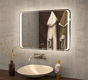 Зеркало Mixline Валерия 545521 80 в ванную от интернет-магазине сантехники Sanbest