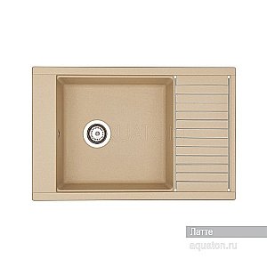 Мойка для кухни Акватон Делия 78 1A715132DE260 бежевый купить в интернет-магазине сантехники Sanbest