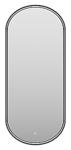 Зеркало Brevita Сатурн SAT-Dro1-050-black 50x115 черное в ванную от интернет-магазине сантехники Sanbest