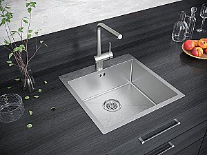 Мойка кухонная Paulmark Kroner PM215151-BS купить в интернет-магазине сантехники Sanbest