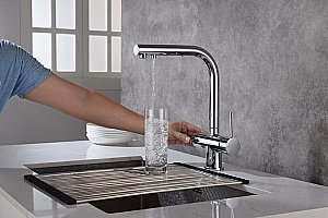 Смеситель для кухни Timo Saona 2356/00FL купить в интернет-магазине сантехники Sanbest