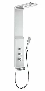 Душевая панель CeruttiSpa  SELLA S CT8990 серебро купить в интернет-магазине сантехники Sanbest