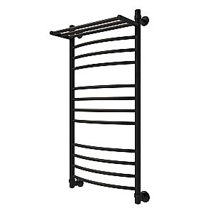 Полотенцесушитель водяной Veconi Nemi-B N10050B-B черный купить в интернет-магазине сантехники Sanbest