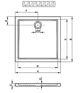 Душевой поддон Riho Zurich 276 180х90 D001020005 белый купить в интернет-магазине Sanbest