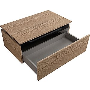 Нижняя тумба Cezares SLIDER-800-1C-PI-RT-P дуб тангент для ванной в интернет-магазине сантехники Sanbest