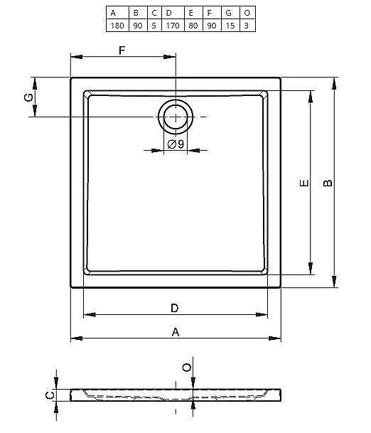Душевой поддон Riho Zurich 276 180х90 D001020005 белый купить в интернет-магазине Sanbest