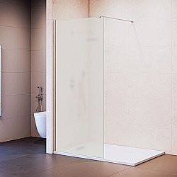 Душевая перегородка RGW Walk In WA-210 90 351021009-21 стекло матовое/профиль хром купить в интернет-магазине Sanbest