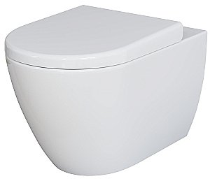 Унитаз подвесной Ambassador Queen 113T20001R безободковый, белый купить в интернет-магазине Sanbest